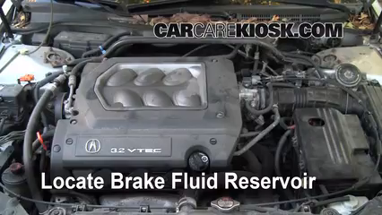 1999 Acura TL 3.2L V6 Brake Fluid Check Fluid Level